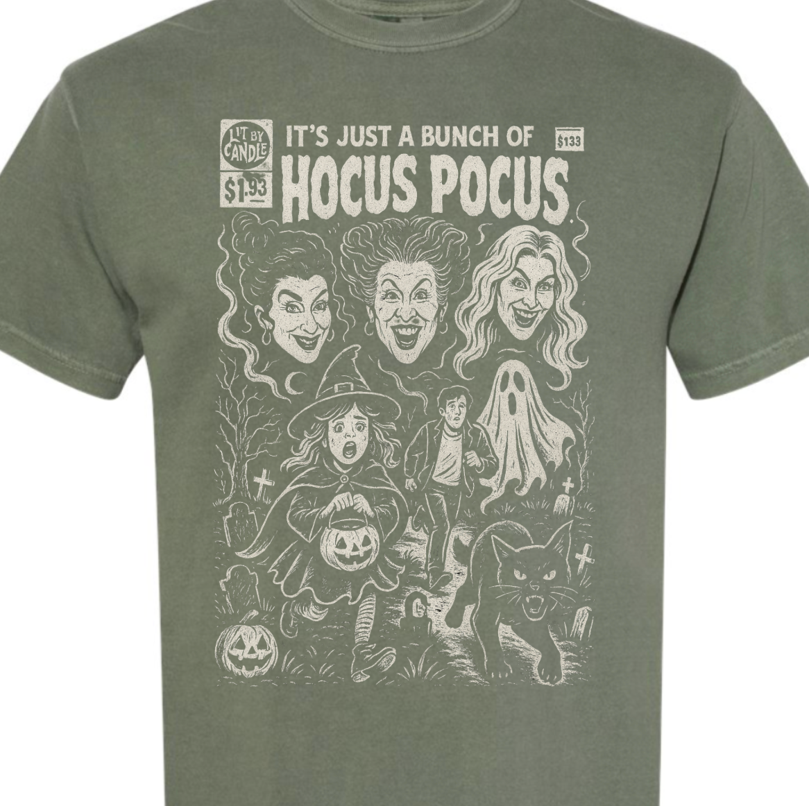Kiki's Boutique - Wholesale Screen Printed T-Shirt - Women's - Hocus Pocus Comfort Color Tee 4
