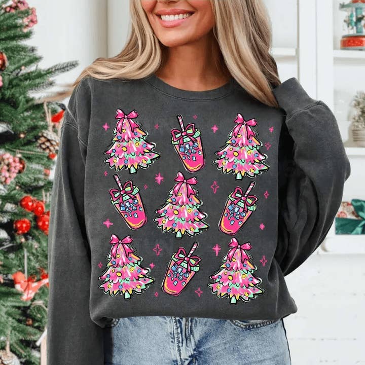 Coffee & Christmas Graphic Apparel for wholesale by Kindred Flame Outfitters
