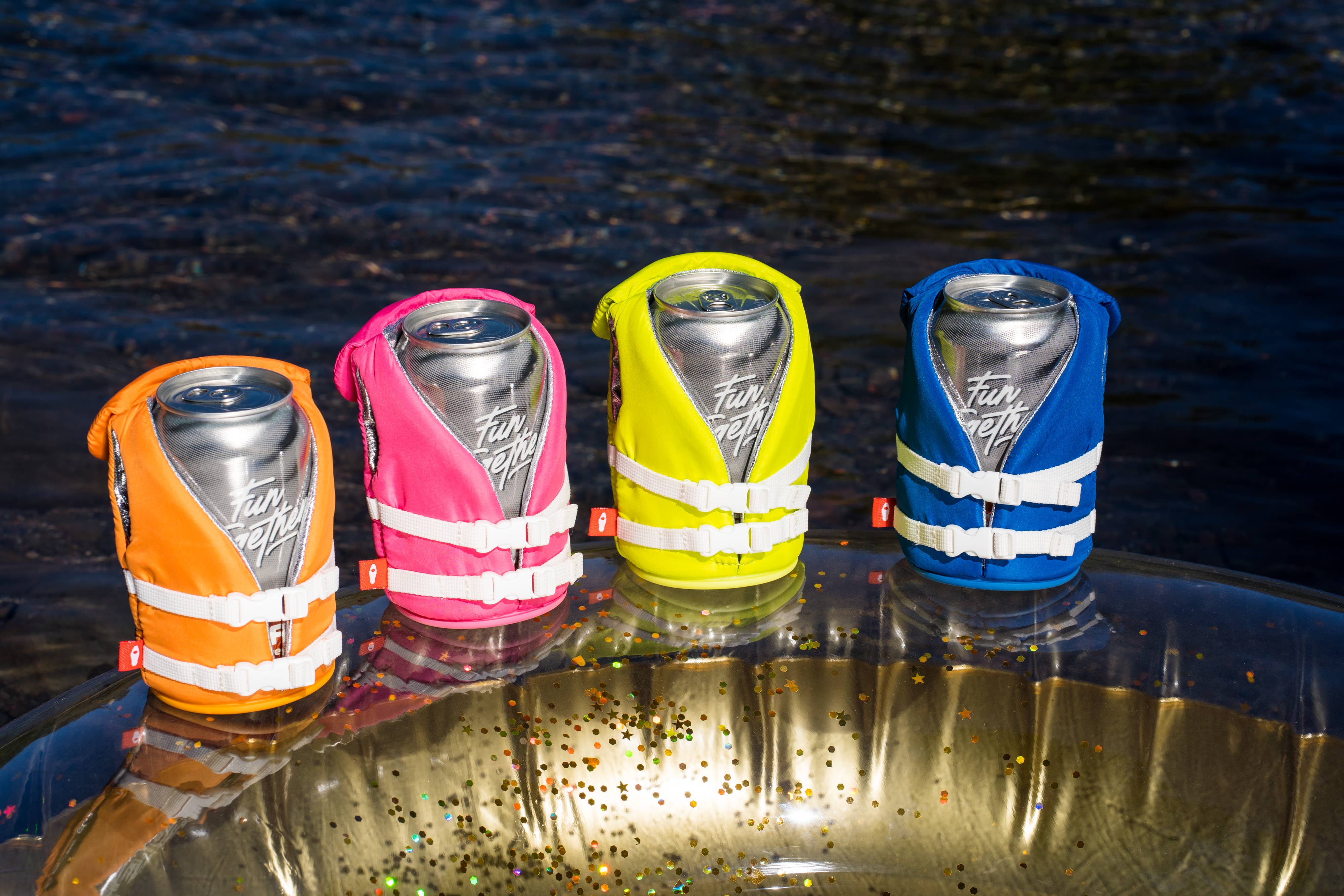 Puffin Drinkwear - Wholesale Drink Huggers & Koozies - *ON SALE* 12 oz Drink Sleeve - The Buoy - Key Lime Pie6