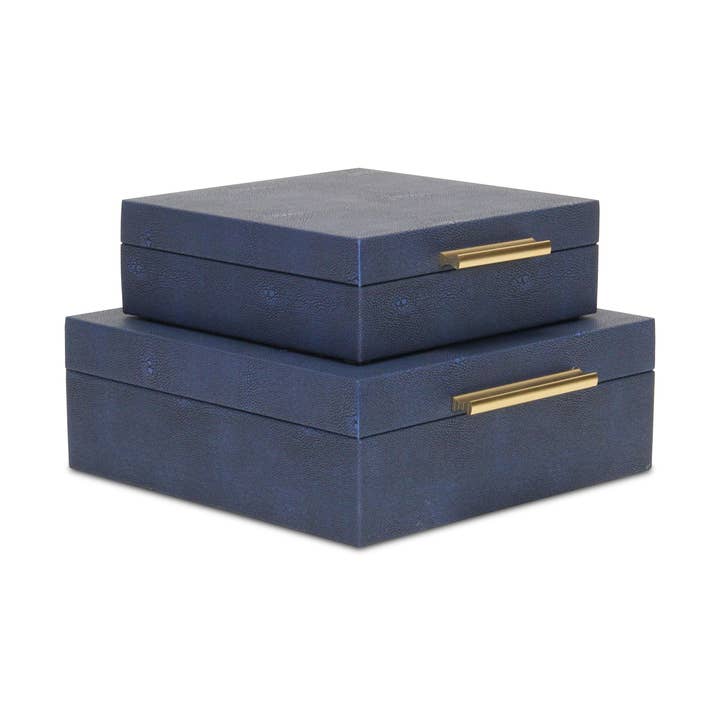 Lusan Square Decorative Box Set for wholesale by Cheungs Home Decor