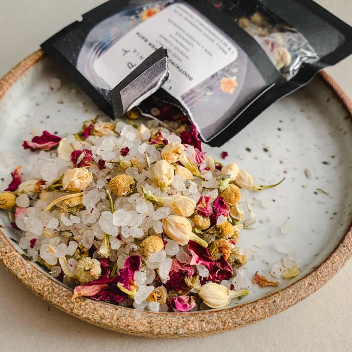 Poppy California - Wholesale Bath salts - Soothing Flower Bath Salt Packet2