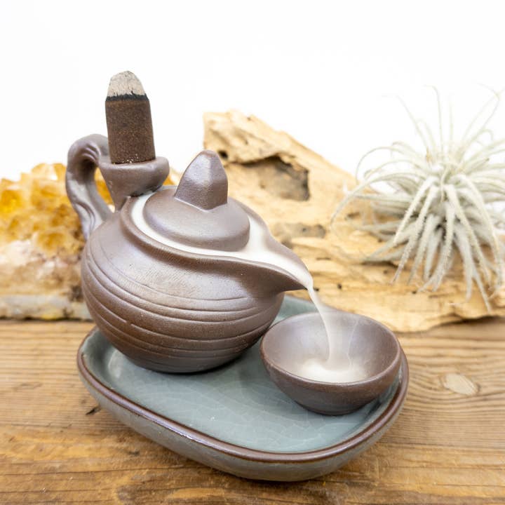 Celestial Habit - Wholesale Incense Holder - Tiny Teapot Backflow Incense Burner