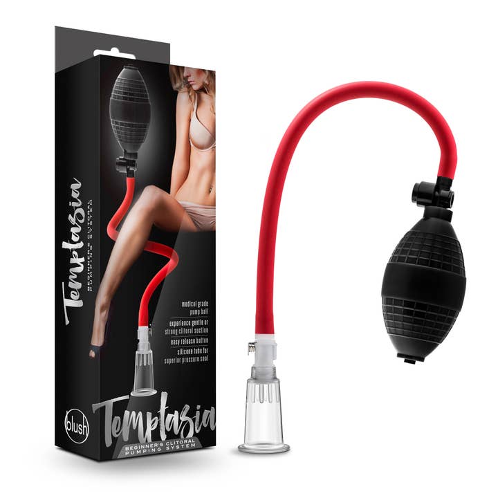Blush - Wholesale Sex Toy - Temptasia - Beginner's Clitoral Pumping System - Black