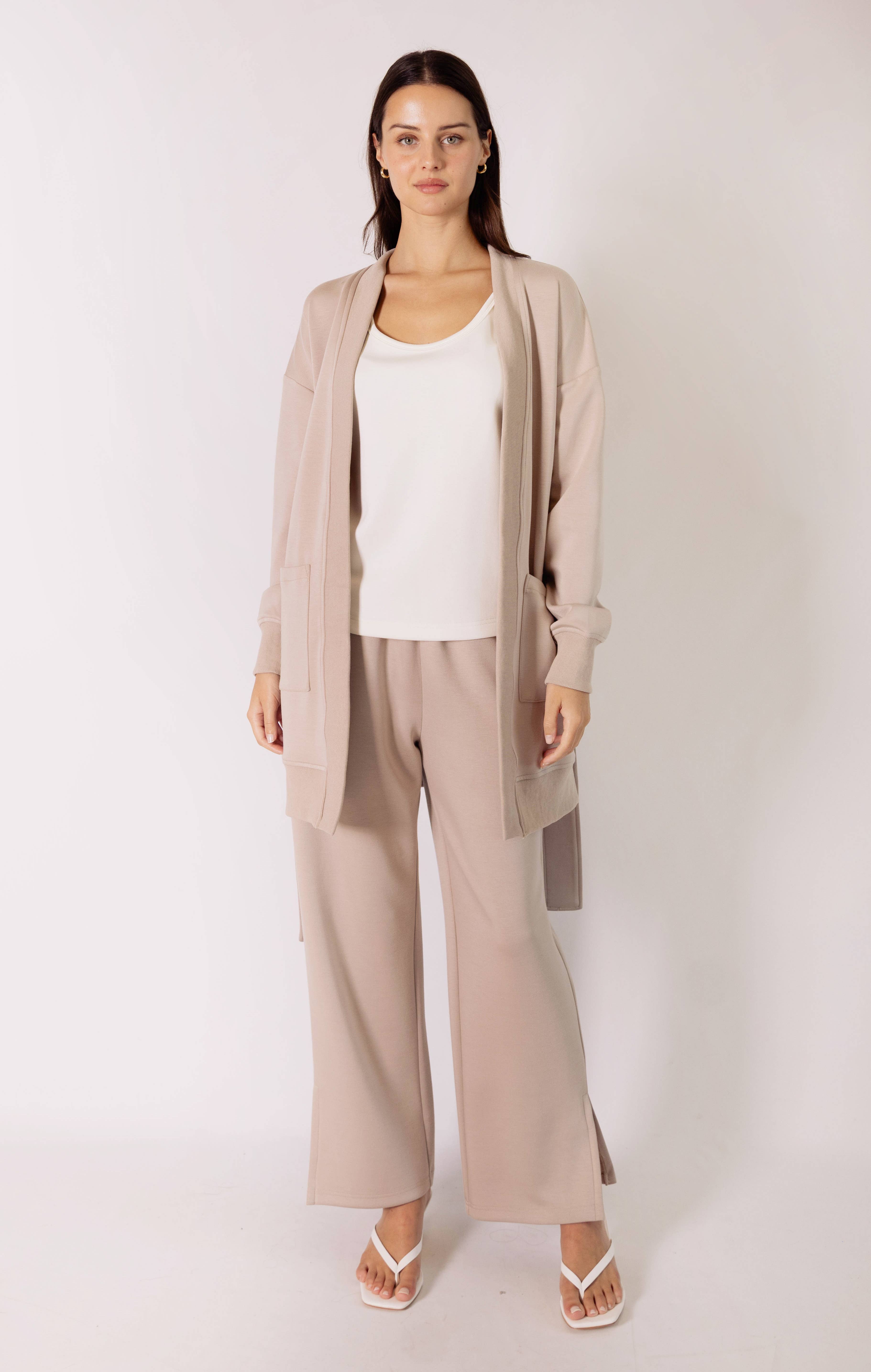 P. CILL - Wholesale Robe - Women's - P. CILL Butter Modal Ribbed Contrast Robe39