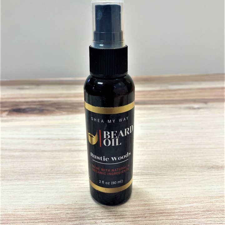 Rustic Woods Beard & Hair Oil for wholesale by Shea My Way
