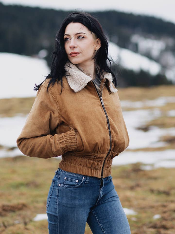 Cord pilotenjacke voor wholesale door KING KEROSIN