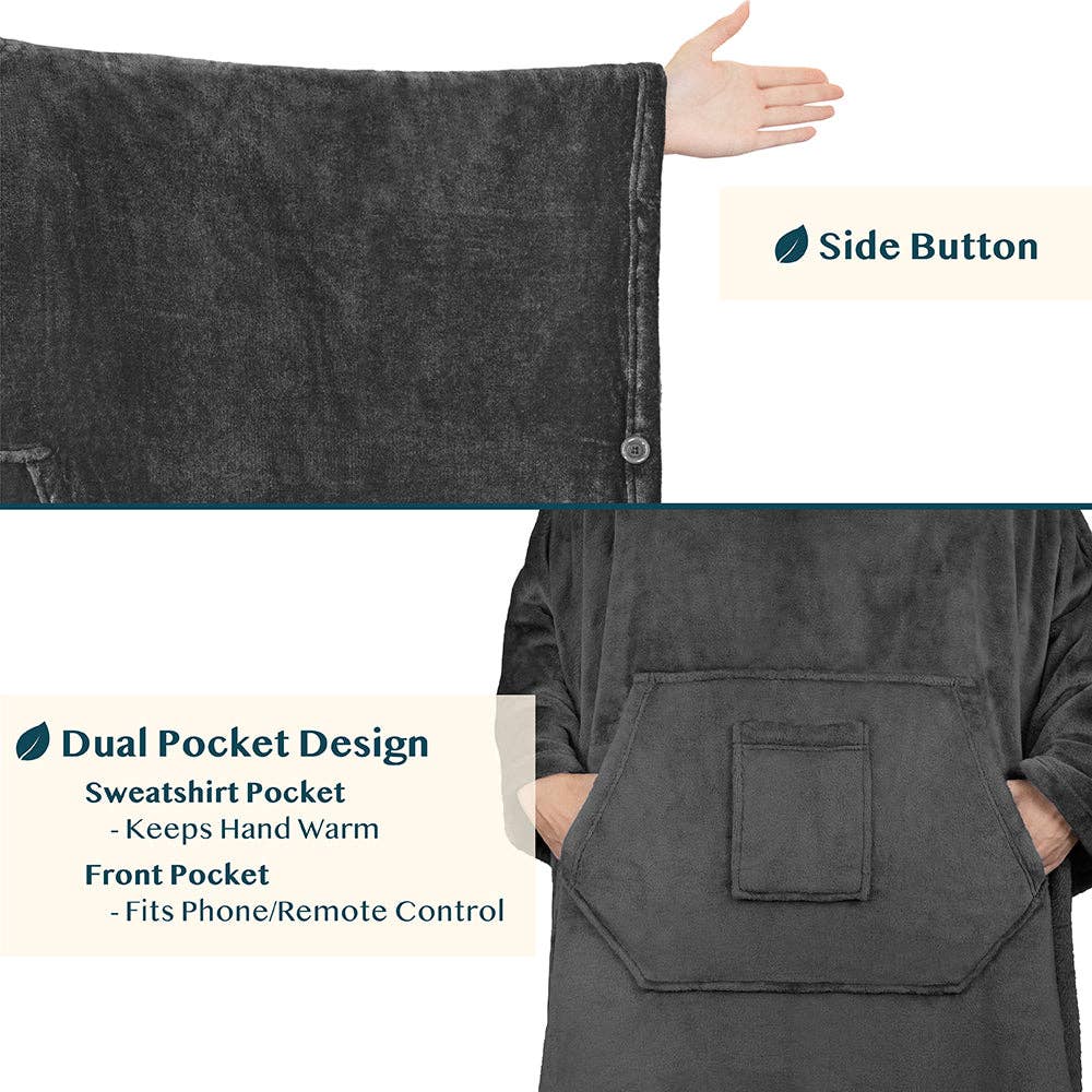 Pavilia - Wholesale Poncho - Women's - Neck Warmer Hooded Poncho Blanket37