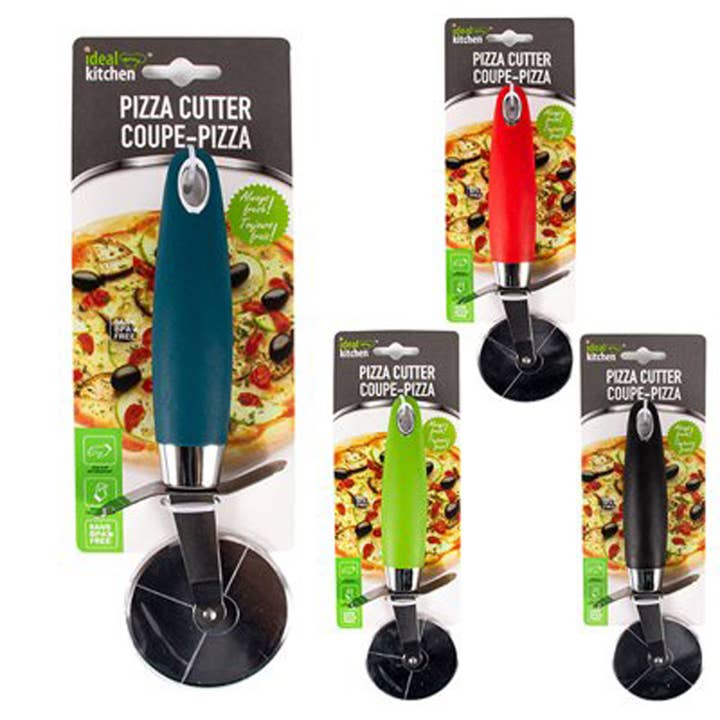 Deluxe Import Trading - Wholesale Pizza Wheel - Ideal Kitchen Stainless Steel Pizza Cutter0
