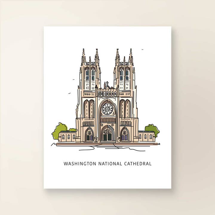 National Cathedral | Washington D.C. Landmark Series for wholesale by A. B. Newton and Company