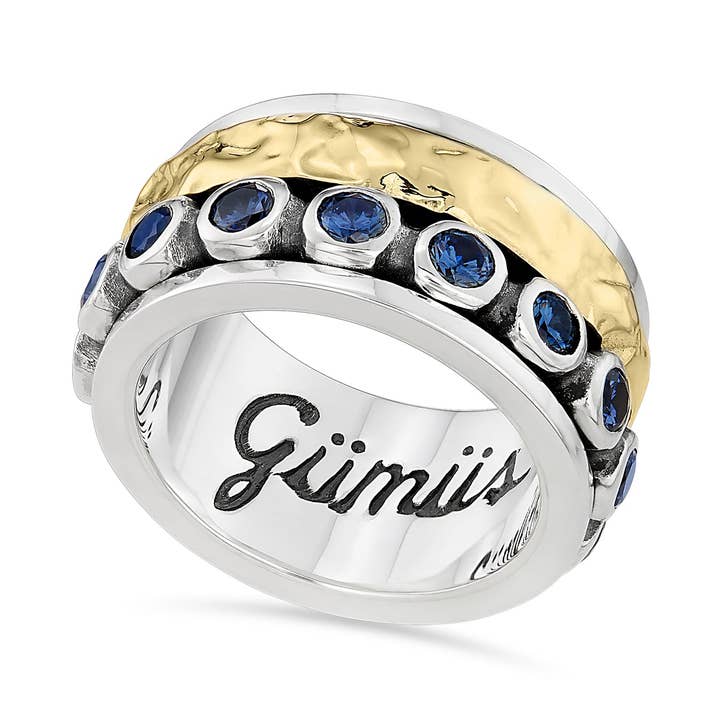 Anello Pelagos blu per la vendita all'ingrosso da parte di Gümüs