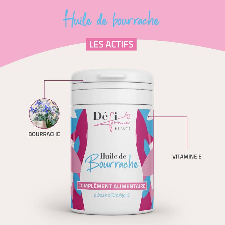 Défi Forme - Wholesale Voedingssupplement/vitamine - Borageolie capsules5