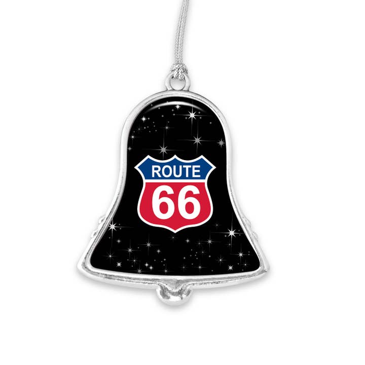 Cloche « Route 66 » ornée d'étoiles pour la vente par From The Heart