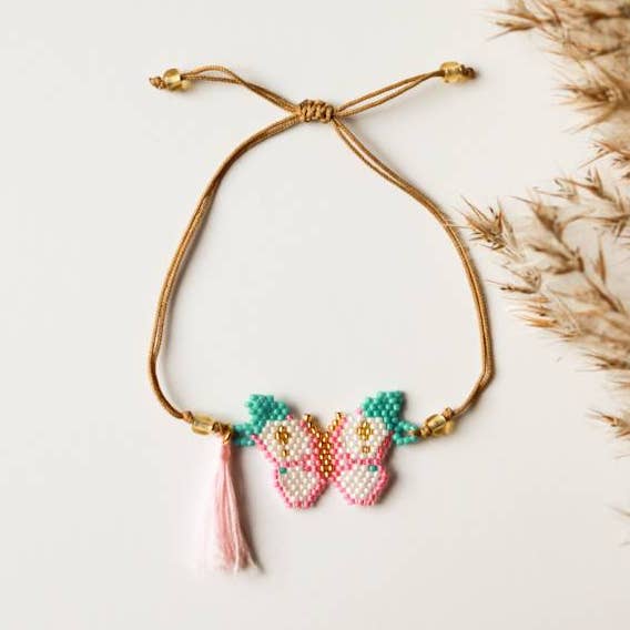 Crowned Free - Wholesale Armband met kralen - Kinderen - Vlinderarmband met kralen voor kinderen en volwassenen - gemaakt door Survivors0