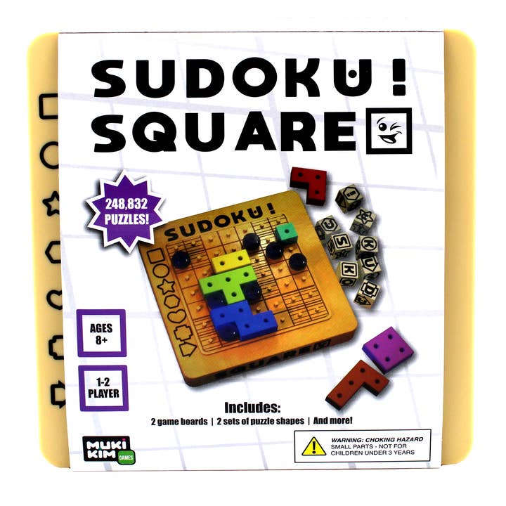 MukikiM Toys & Games - Wholesale Board Game - Sudoku Square - Sudoku Strategy with a Twist!
