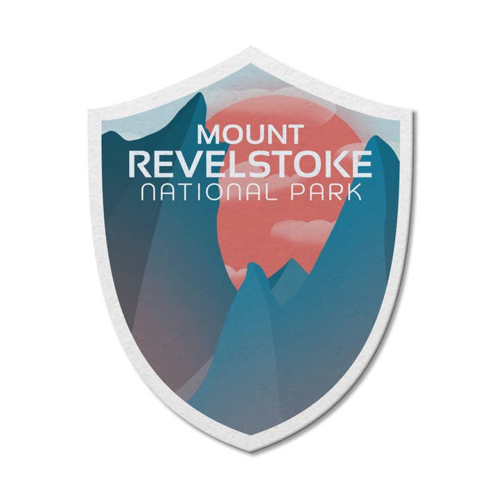 Mount Revelstoke National Park of Canada vattentät vinylklistermärke för wholesale av Canada Untamed
