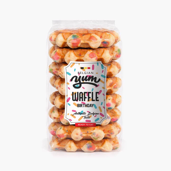 Pack de Gaufres Belges – Anniversaire Croquant pour la vente par BelgianYum