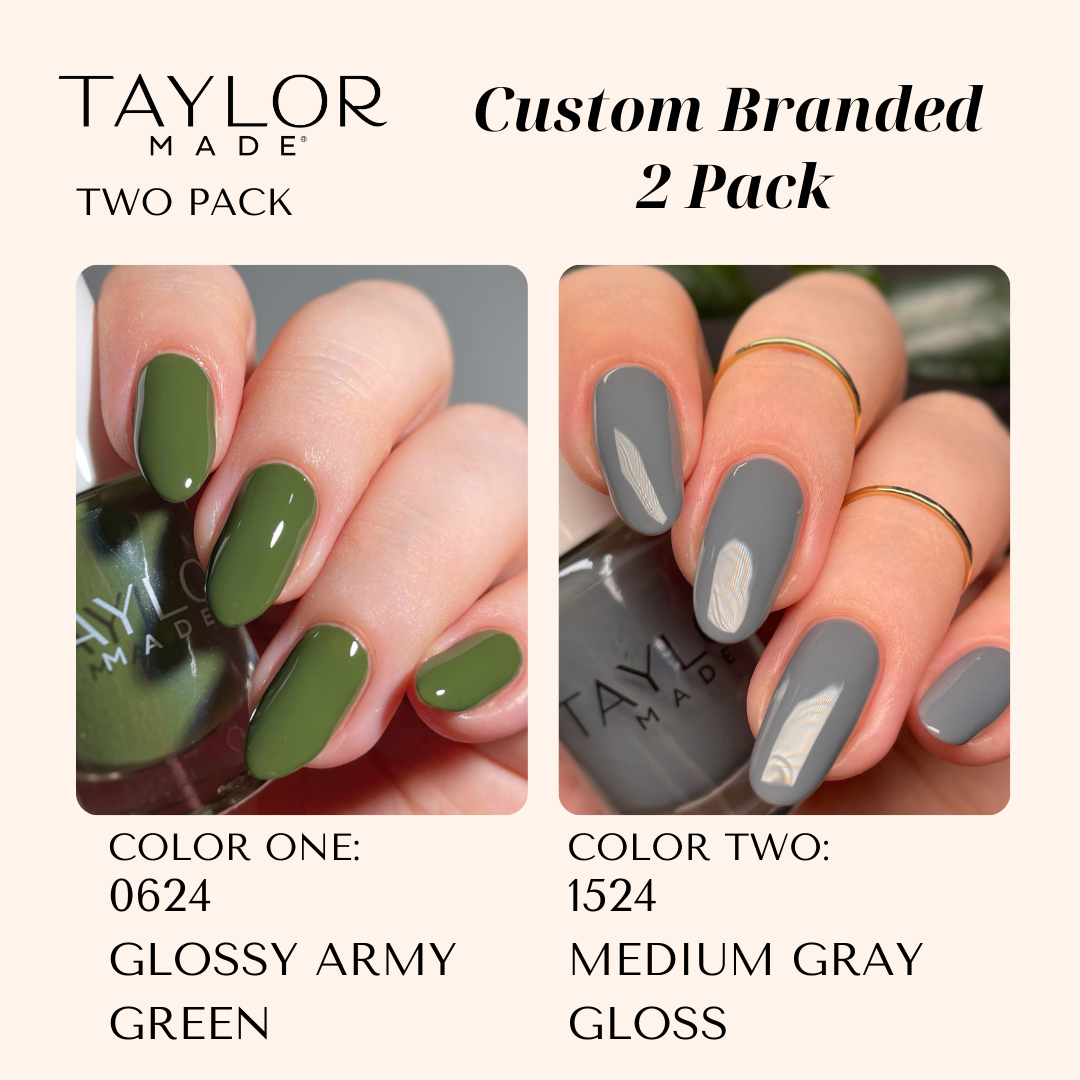 Taylor Made Polish – wholesale Nail polish – Custom Nail Polish: 2 Pack Long-wearing + Vegan + Non-toxic96