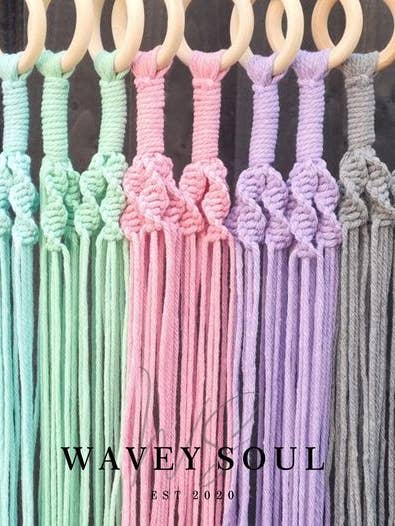 pastel plant hangers for wholesale by AJ Handmade