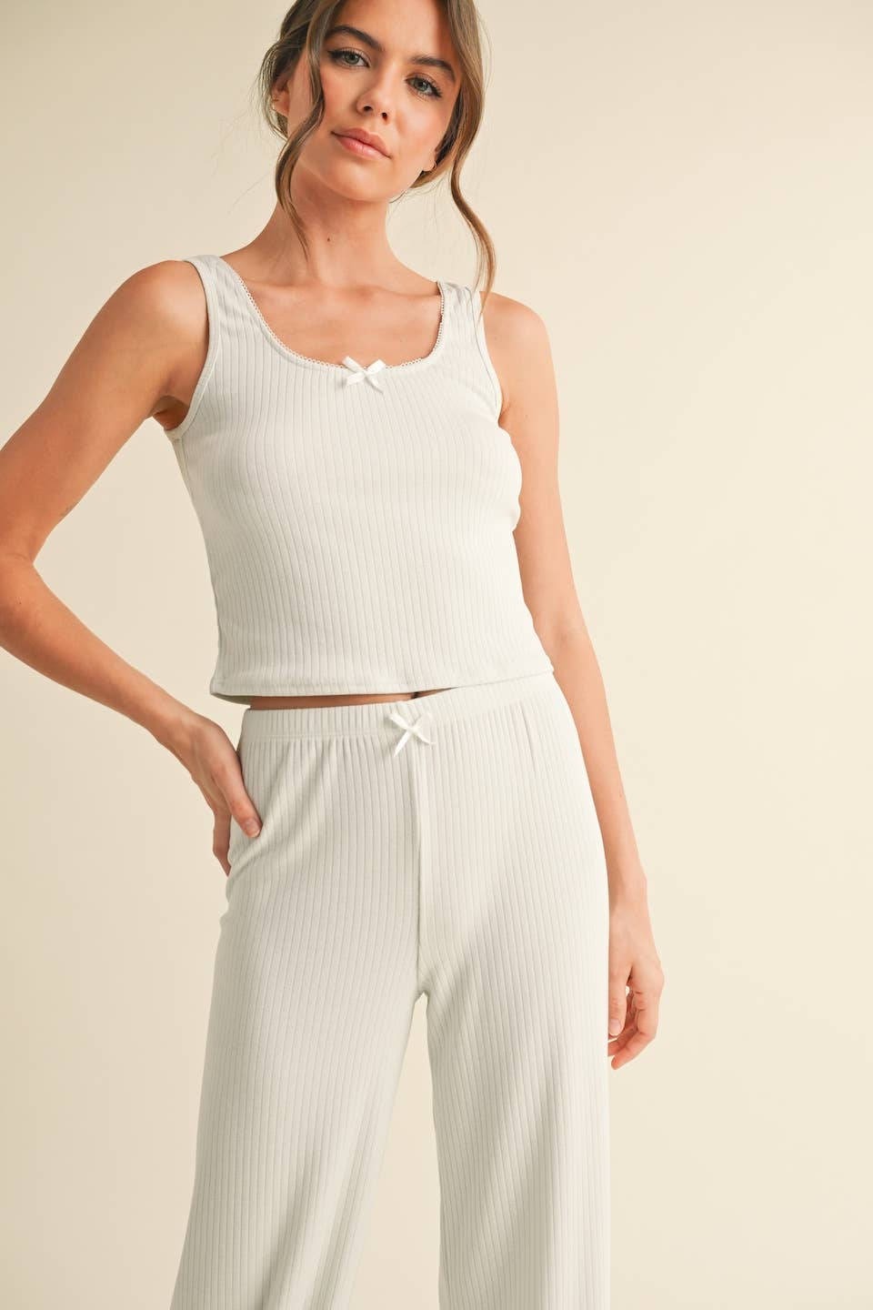 KIMBERLY C - Venta al por mayor Camiseta sin mangas - Mujer - Camiseta de Tirantes Punto Calado Lounge5