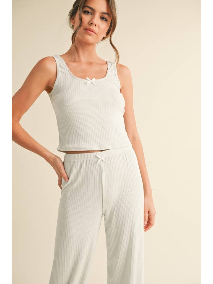 KIMBERLY C - Venta al por mayor Camiseta sin mangas - Mujer - Camiseta de Tirantes Punto Calado Lounge5