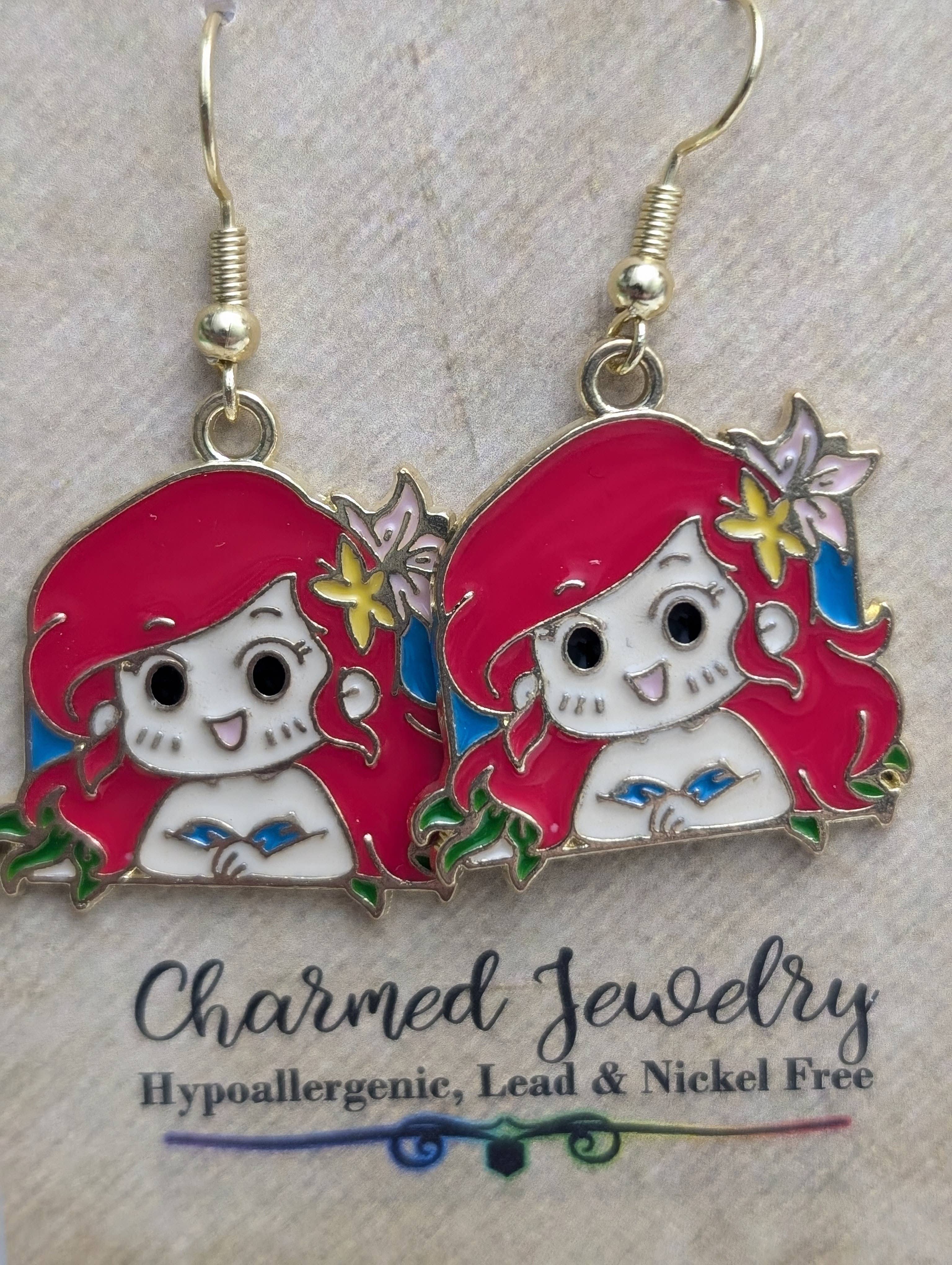 Con-Quest Crafts - Wholesale Dangle Earrings - Fairy Tale Princess Inspired Earrings &Necklaces8