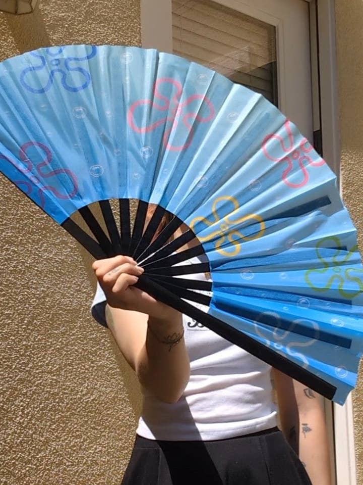 Bikini Bottom Skies Festival Fan for wholesale by Petty Party