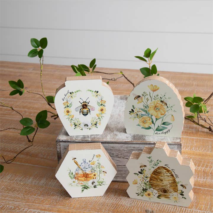 Shelf Sitters - Honey Bee (Pk/16 Ast) para venta al por mayor de Audrey's Home & Gift