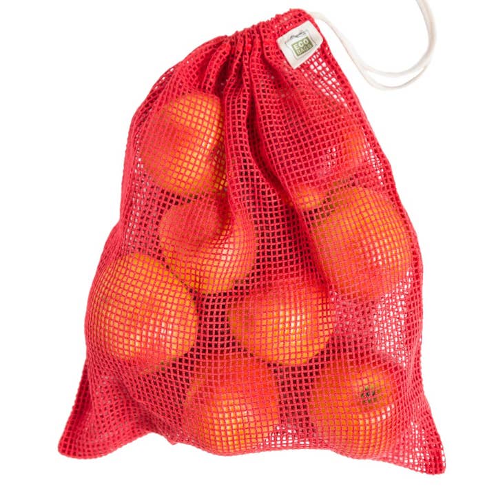 ECOBAGS - Wholesale Grocery/Shopping Bag - Organic Cotton Mesh Reusable Produce Bag - Retired Label1