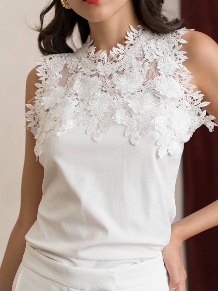 LULUMARY – wholesale Blouse – Women’s – Top with lace H69410