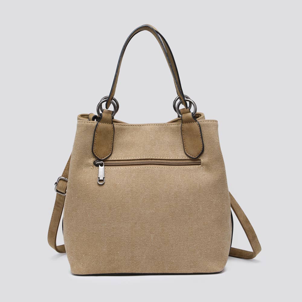 House of Milano – wholesale Tote bag – Women's – JNY2290S2526 Canvas Star Tote Bag4