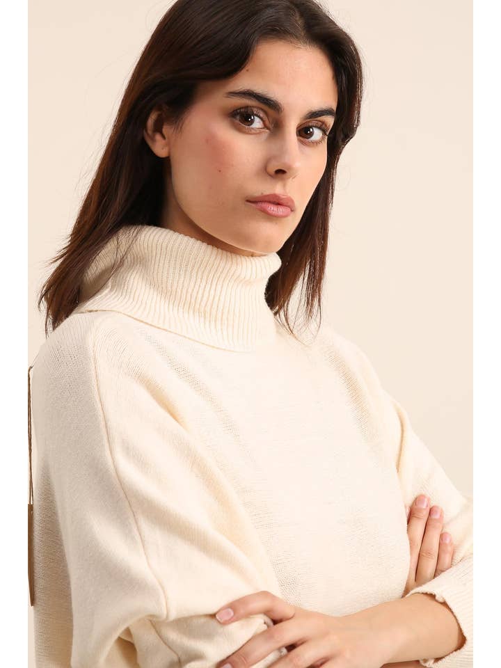LÉA & LUC - Wholesale Knit Sweater - Women's - Turtleneck sweater REF. 6142