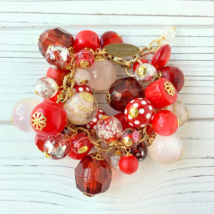 Red Hot Charm Bracelet for wholesale by Lenora Dame