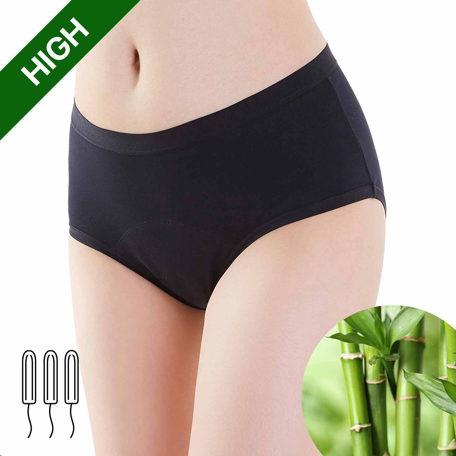 Bamboozy x Cosmeau – wholesale Period underwear – Women’s – Bamboozy Menstrual Underwear Style 5 Mary/Madelief1
