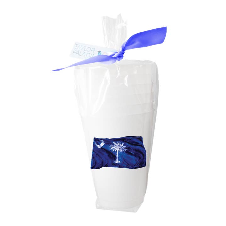 South Carolina Flag Frosted Cup for wholesale by Taylor Paladino