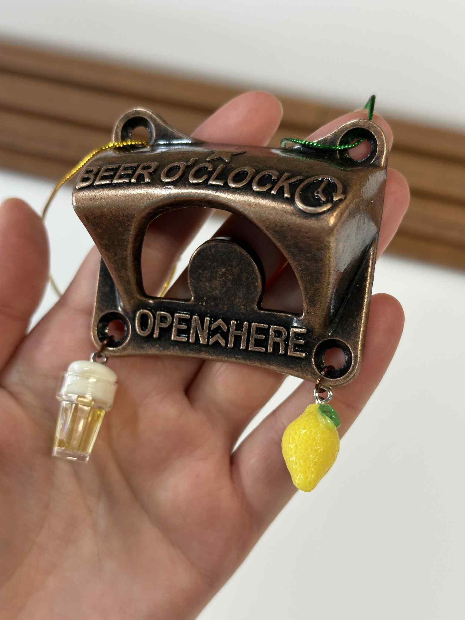 Arcfo Jewelry - Wholesale Ornament - Beer O’Clock Bottle Opener Ornament
