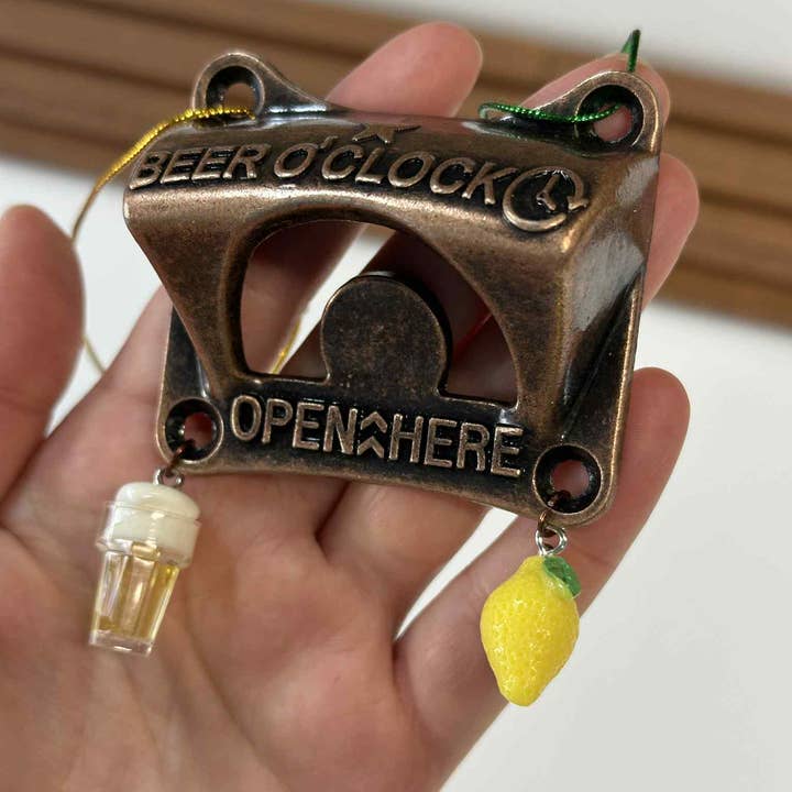 Beer O’Clock Bottle Opener Ornament and other Purchase Wholesale clear beer bottles. Free Returns & Net 60 Terms on Faire trending on Faire.