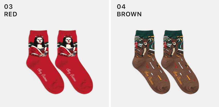 Comfortarians – Engroshandel Strømper - Dame – Kvindernes sjove julestokker, feriegave6