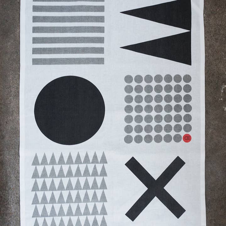 Dido Kitchentowel - Black And Shade for wholesale by camillaengdahl