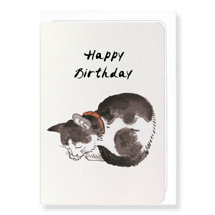 Ezen Trade - Vendita all'ingrosso Biglietti di auguri - HAPPY BIRTHDAY CAT: Biglietto di auguri giapponese