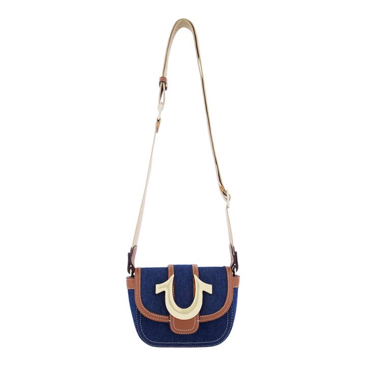 True Religion - Wholesale Crossbody Bag - Women's - True Religion Mini Flap Denim Crossbody
