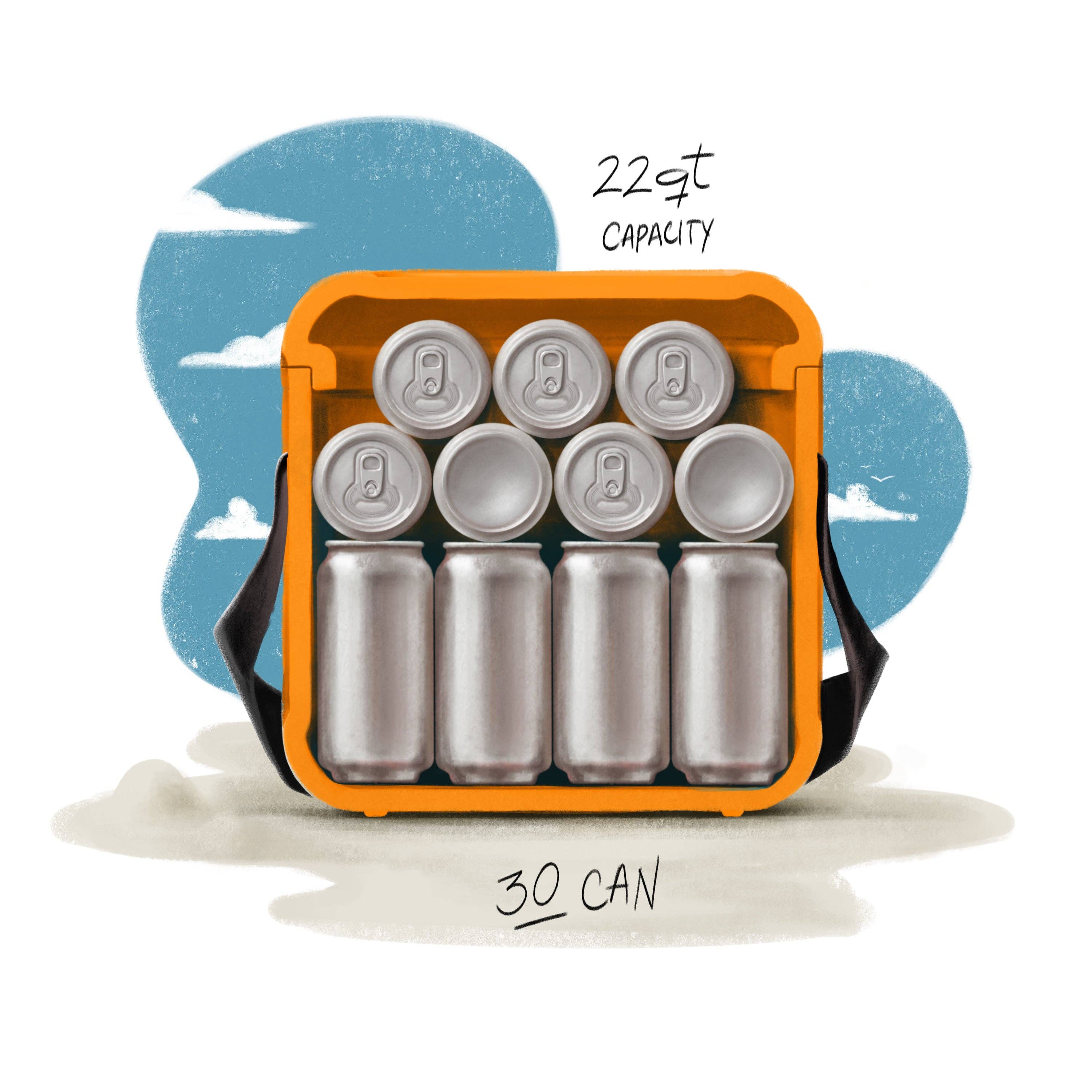 FOAM LLC - Wholesale Cooler/Cooler Bag - Citrus Orange7