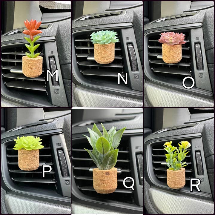 Vroom Blooms - Wholesale Car Freshener - Unisex - Plant Car Vent Clip Air Freshener Diffuser (Reusable)