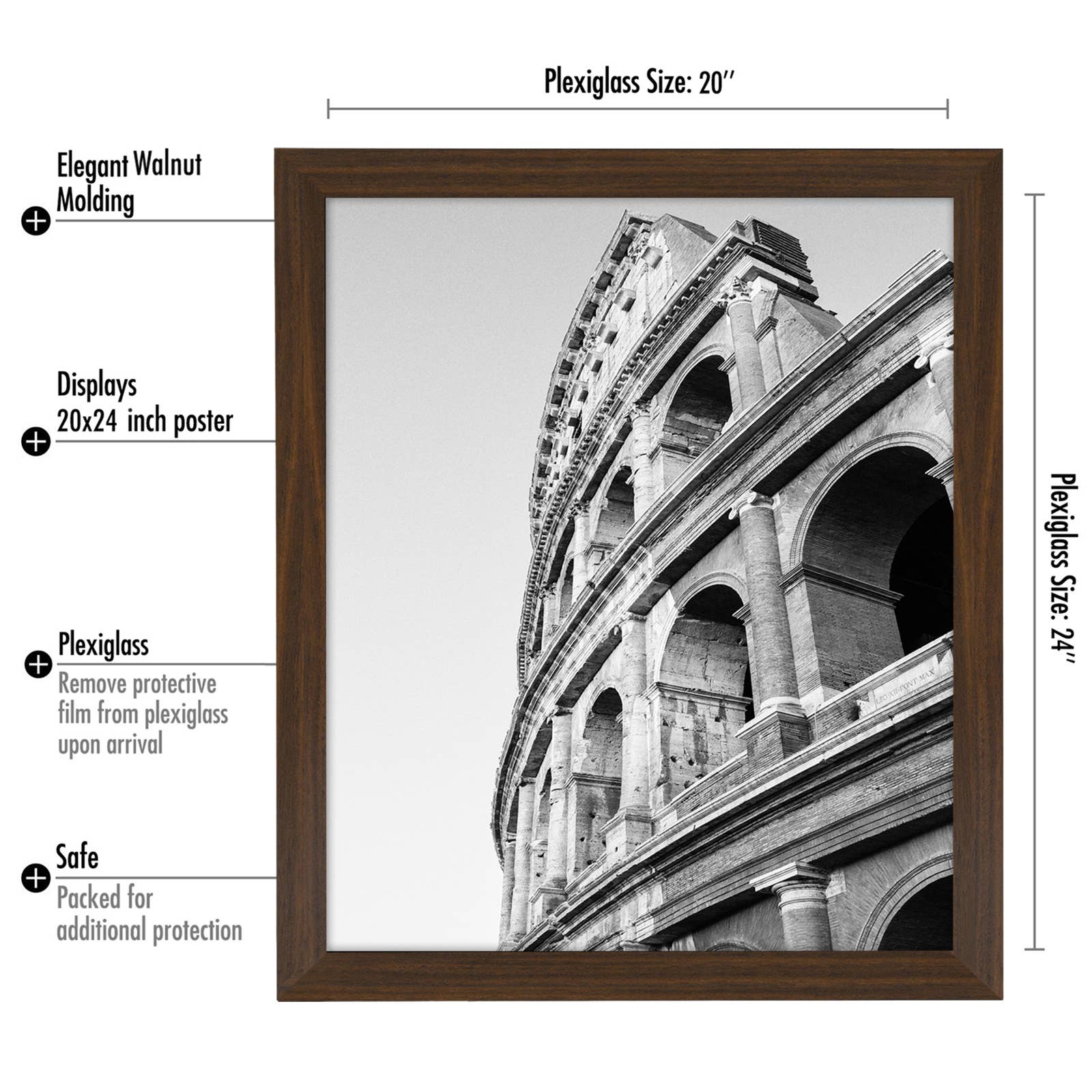 Americanflat - Wholesale Picture Frame - Americanflat Poster Frame with Wide Molding187