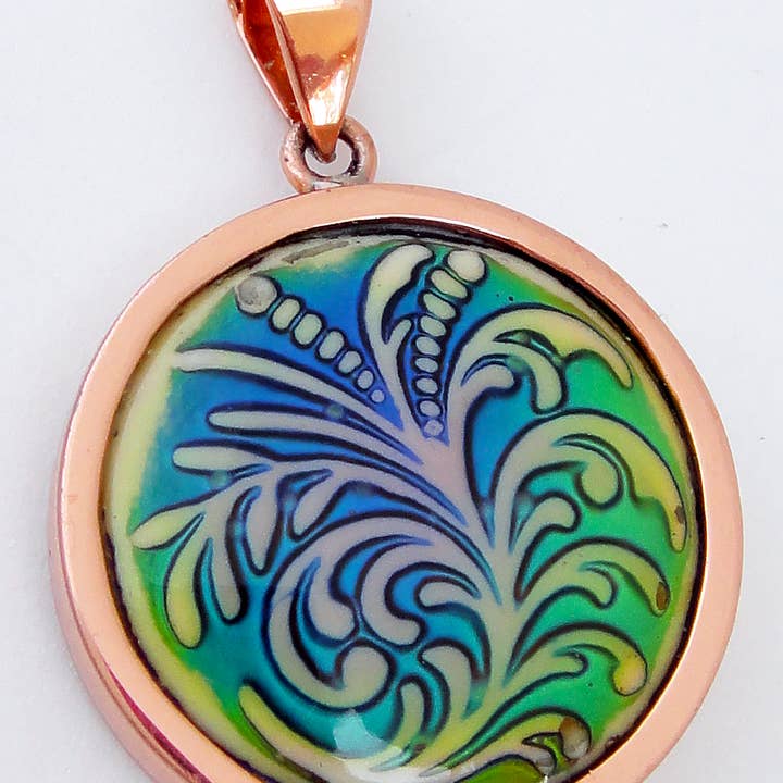 Tika - Wholesale Individual charm/pendant - Copper Mirage Bead Pendants2