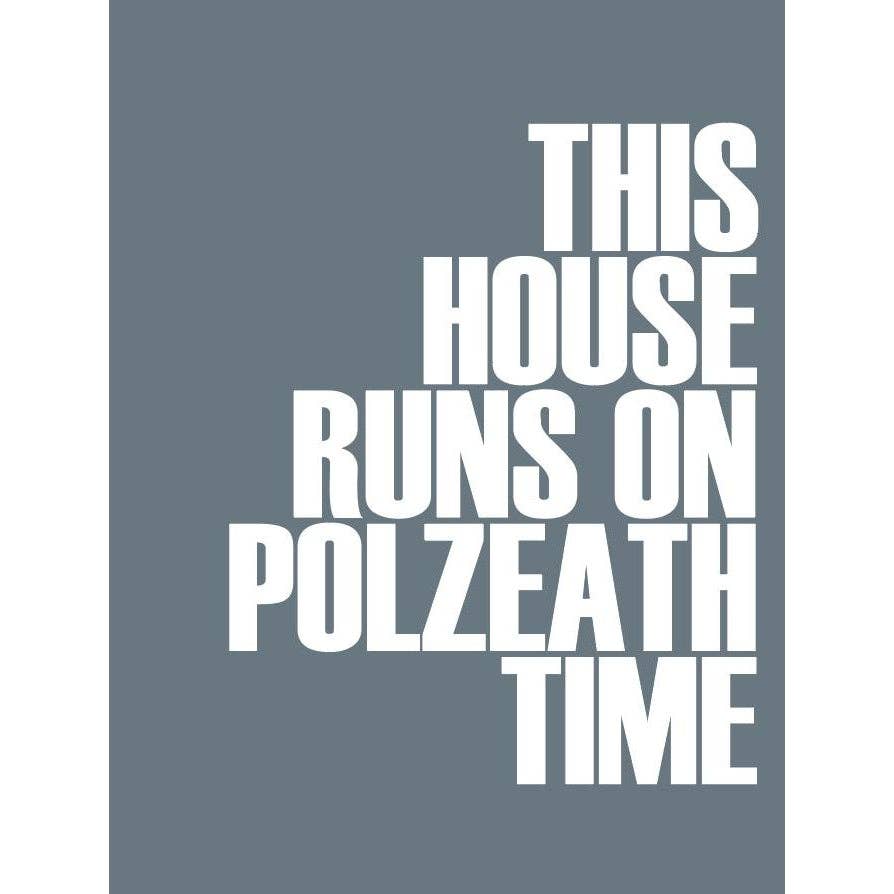 SeaKisses – wholesale Art print – Polzeath Time Typographic Print0