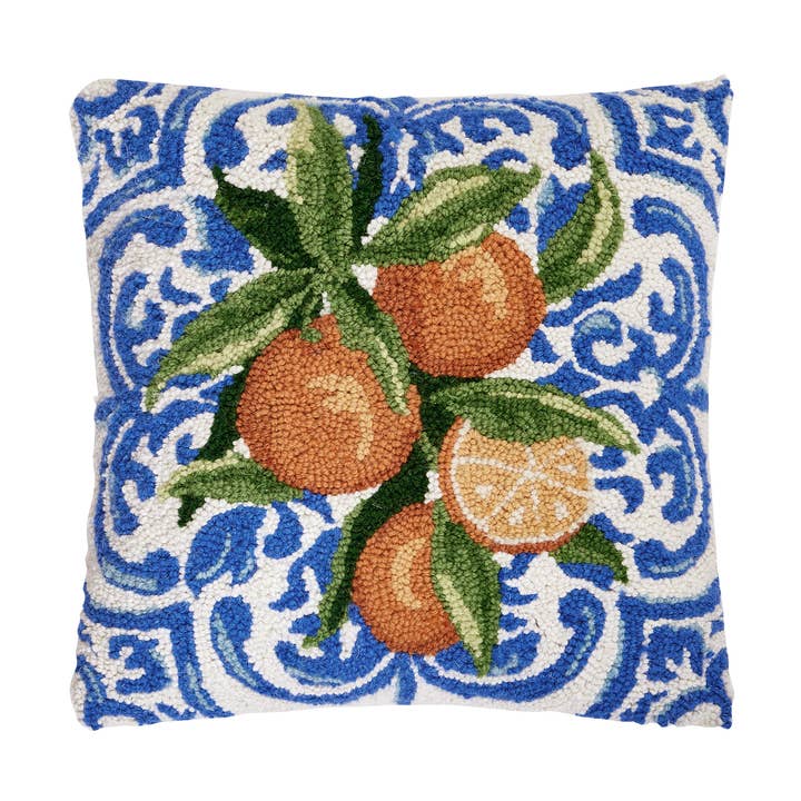 Peking Handicraft – Engroshandel Pyntepude – Middelhavsappelsiner Krogpude0