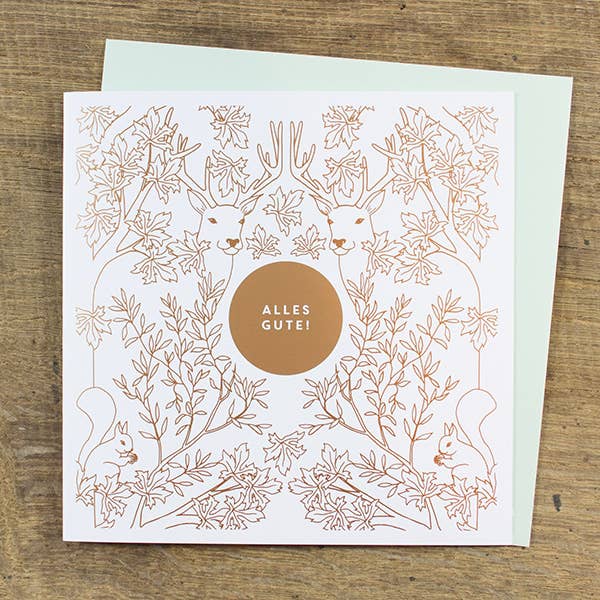 Tarjeta de felicitación Todo lo mejor para venta al por mayor de Bow & Hummingbird