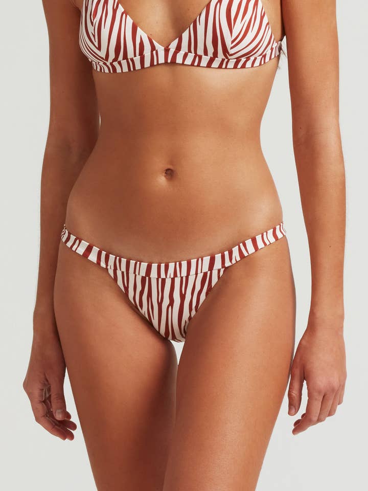 Classic Zebra Bikini Bottom for wholesale by Robin