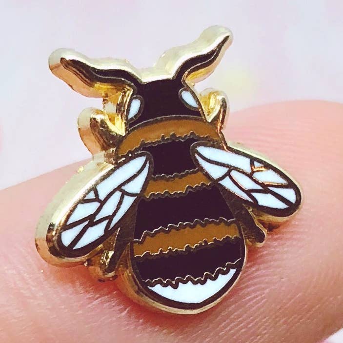 Mini Bee Pin for wholesale by Lilly Baik