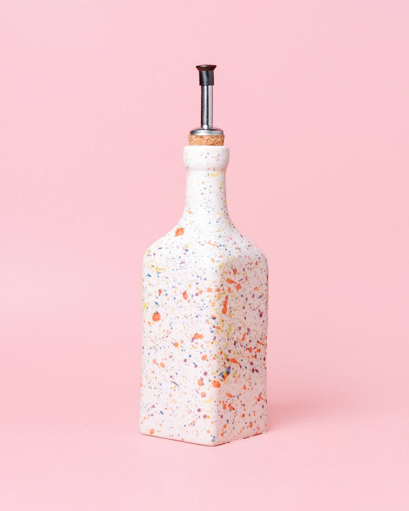 Alfar Tierra Cocida - Wholesale Oil/Vinegar Dispenser - Handmade Ceramic Oil Dispenser/ 475ml / CARNAVAL1